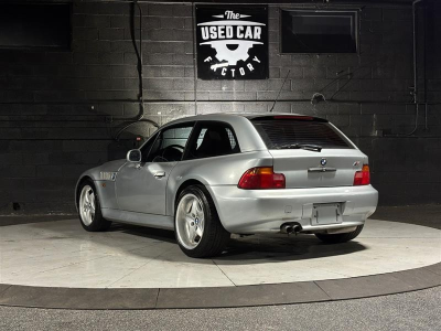 1999 BMW Z3 Coupe in Arctic Silver Metallic over Tanin Red