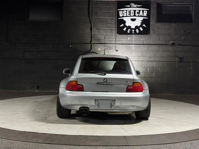 1999 BMW Z3 Coupe in Arctic Silver Metallic over Tanin Red