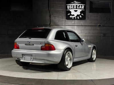 1999 BMW Z3 Coupe in Arctic Silver Metallic over Tanin Red