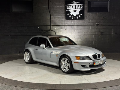 1999 BMW Z3 Coupe in Arctic Silver Metallic over Tanin Red