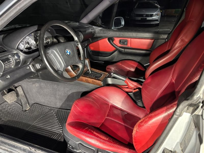 1999 BMW Z3 Coupe in Arctic Silver Metallic over Tanin Red