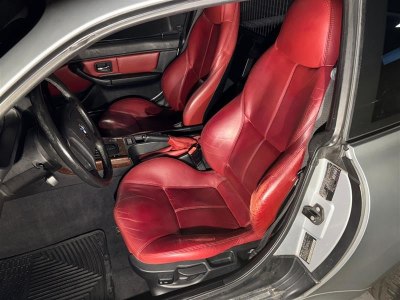 1999 BMW Z3 Coupe in Arctic Silver Metallic over Tanin Red