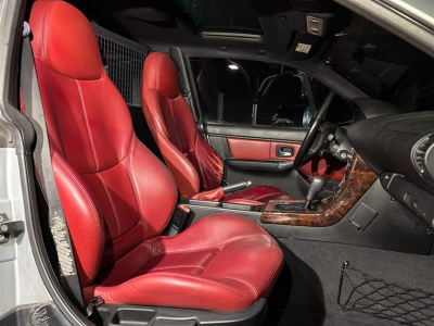 1999 BMW Z3 Coupe in Arctic Silver Metallic over Tanin Red