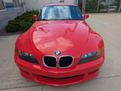 1999 BMW Z3 Coupe in Hell Red over Black