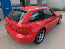 1999 BMW Z3 Coupe in Hell Red over Black