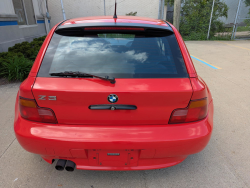 1999 BMW Z3 Coupe in Hell Red over Black
