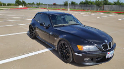 1999 BMW Z3 Coupe in Jet Black 2 over E36 Sand Beige
