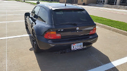 1999 BMW Z3 Coupe in Jet Black 2 over E36 Sand Beige