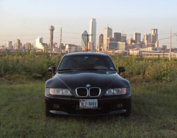 1999 BMW Z3 Coupe in Jet Black 2 over E36 Sand Beige