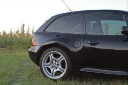1999 BMW Z3 Coupe in Jet Black 2 over E36 Sand Beige