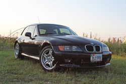 1999 BMW Z3 Coupe in Jet Black 2 over E36 Sand Beige