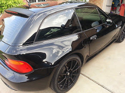 1999 BMW Z3 Coupe in Jet Black 2 over E36 Sand Beige