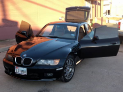 1999 BMW Z3 Coupe in Jet Black 2 over E36 Sand Beige