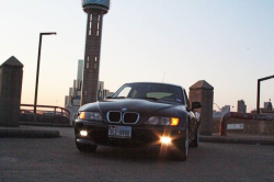 1999 BMW Z3 Coupe in Jet Black 2 over E36 Sand Beige