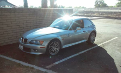 1999 BMW Z3 Coupe in Arctic Silver Metallic over Black