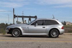 1999 BMW Z3 Coupe in Arctic Silver Metallic over Black