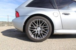 1999 BMW Z3 Coupe in Arctic Silver Metallic over Black