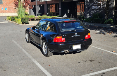 1999 BMW Z3 Coupe in Jet Black 2 over Walnut