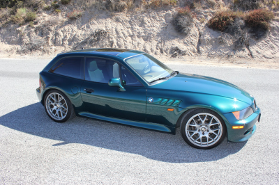 1999 BMW Z3 Coupe in Boston Green Metallic over E36 Sand Beige