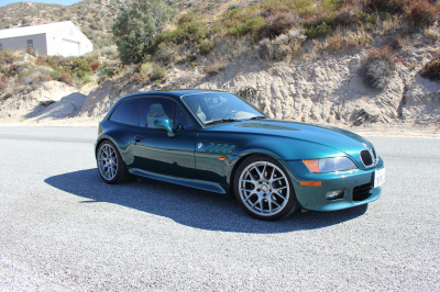 1999 BMW Z3 Coupe in Boston Green Metallic over E36 Sand Beige