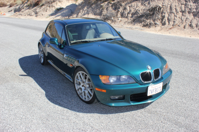 1999 BMW Z3 Coupe in Boston Green Metallic over E36 Sand Beige