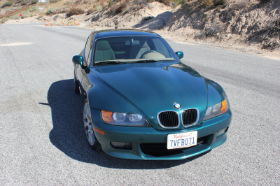 1999 BMW Z3 Coupe in Boston Green Metallic over E36 Sand Beige