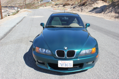 1999 BMW Z3 Coupe in Boston Green Metallic over E36 Sand Beige