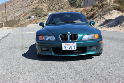 1999 BMW Z3 Coupe in Boston Green Metallic over E36 Sand Beige
