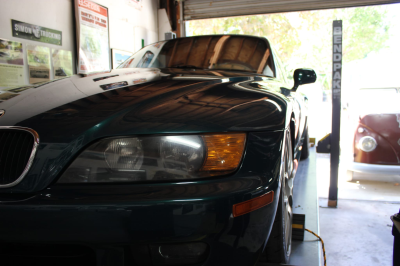 1999 BMW Z3 Coupe in Boston Green Metallic over E36 Sand Beige