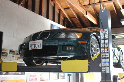 1999 BMW Z3 Coupe in Boston Green Metallic over E36 Sand Beige