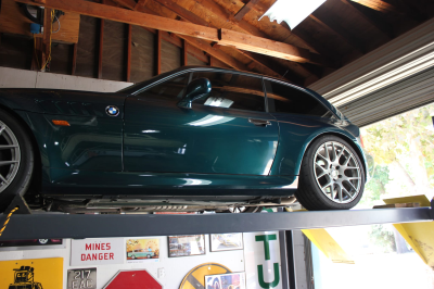 1999 BMW Z3 Coupe in Boston Green Metallic over E36 Sand Beige