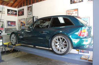 1999 BMW Z3 Coupe in Boston Green Metallic over E36 Sand Beige