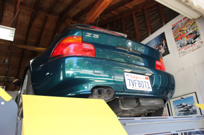 1999 BMW Z3 Coupe in Boston Green Metallic over E36 Sand Beige