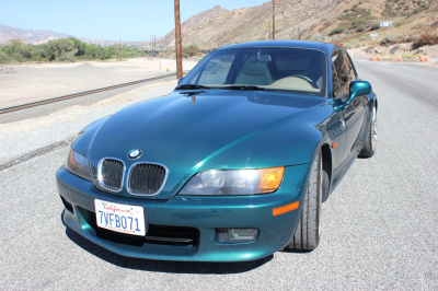 1999 BMW Z3 Coupe in Boston Green Metallic over E36 Sand Beige