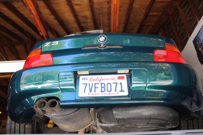 1999 BMW Z3 Coupe in Boston Green Metallic over E36 Sand Beige