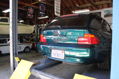 1999 BMW Z3 Coupe in Boston Green Metallic over E36 Sand Beige
