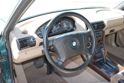 1999 BMW Z3 Coupe in Boston Green Metallic over E36 Sand Beige