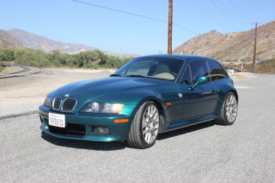 1999 BMW Z3 Coupe in Boston Green Metallic over E36 Sand Beige