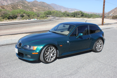 1999 BMW Z3 Coupe in Boston Green Metallic over E36 Sand Beige