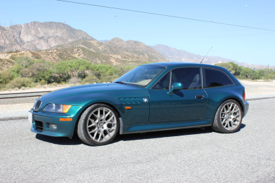 1999 BMW Z3 Coupe in Boston Green Metallic over E36 Sand Beige