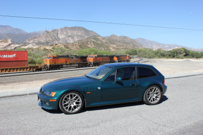 1999 BMW Z3 Coupe in Boston Green Metallic over E36 Sand Beige