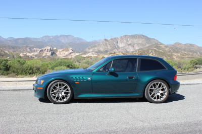 1999 BMW Z3 Coupe in Boston Green Metallic over E36 Sand Beige