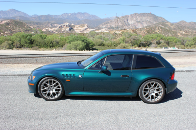 1999 BMW Z3 Coupe in Boston Green Metallic over E36 Sand Beige