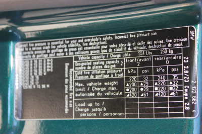 1999 BMW Z3 Coupe in Boston Green Metallic over E36 Sand Beige