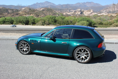 1999 BMW Z3 Coupe in Boston Green Metallic over E36 Sand Beige