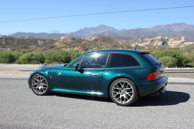 1999 BMW Z3 Coupe in Boston Green Metallic over E36 Sand Beige