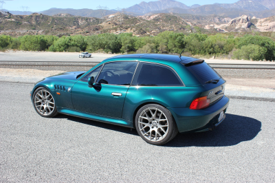 1999 BMW Z3 Coupe in Boston Green Metallic over E36 Sand Beige
