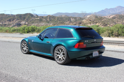 1999 BMW Z3 Coupe in Boston Green Metallic over E36 Sand Beige
