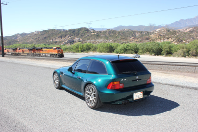 1999 BMW Z3 Coupe in Boston Green Metallic over E36 Sand Beige