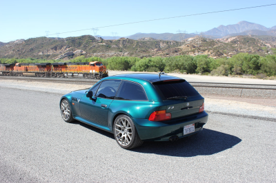 1999 BMW Z3 Coupe in Boston Green Metallic over E36 Sand Beige
